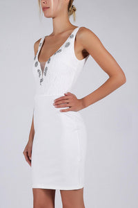 Thumbnail for SOKY SOKA  DRESS WHITE 53018-1-2