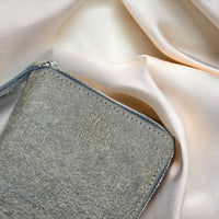 Thumbnail for Kochi | Coconut Leather Small Zip Wallet - Ash Grey-2