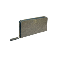 Thumbnail for Kochi | Coconut Leather Long Zip Wallet - Ash Grey-0
