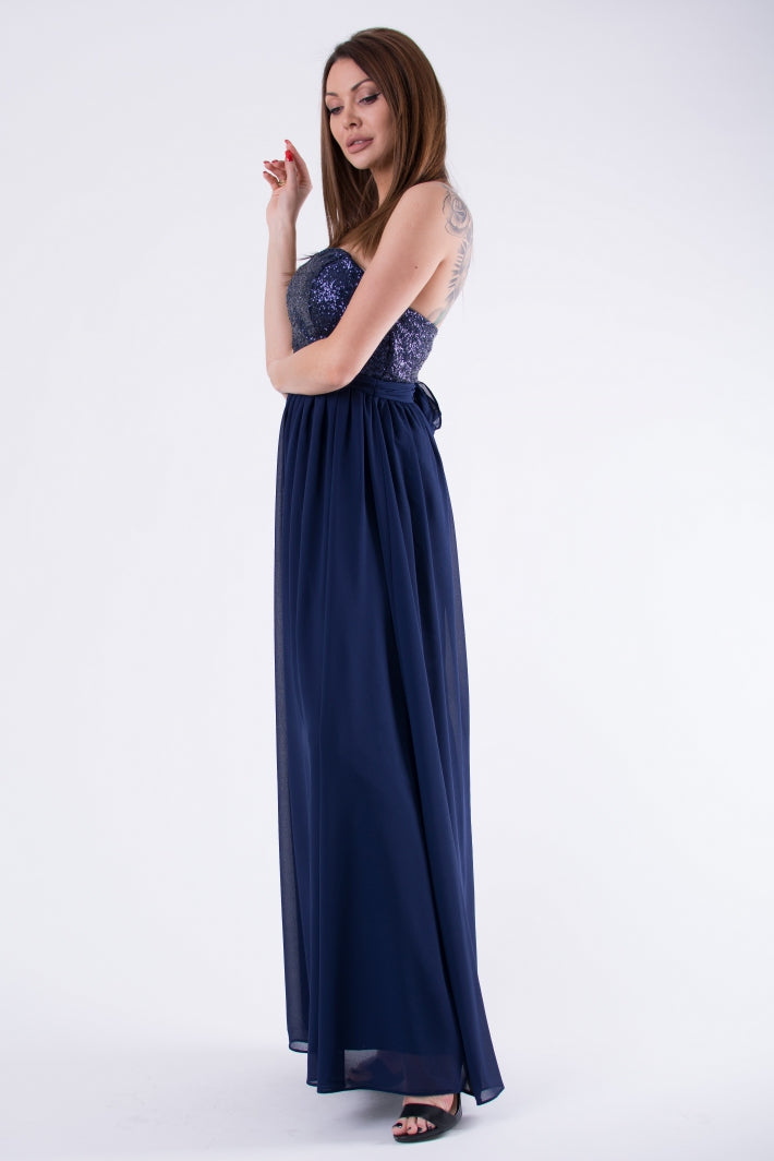 EVA & LOLA DRESS NAVY BLUE 58004-2-2