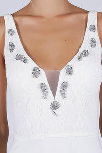 Thumbnail for SOKY SOKA  DRESS WHITE 53018-1-1