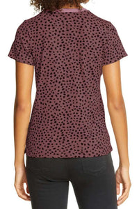 Thumbnail for Animal Spotted Print Round Neck Long Sleeve Top-30