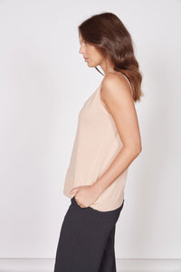 Thumbnail for Camille Pink Loose Fit Vest Top-3