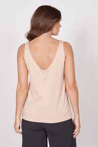 Thumbnail for Camille Pink Loose Fit Vest Top-4