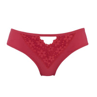 Thumbnail for Passion Red - Silk & Organic Cotton Brief-0