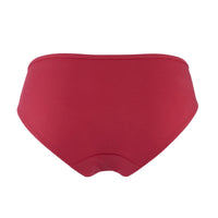 Thumbnail for Passion Red - Silk & Organic Cotton Brief-8