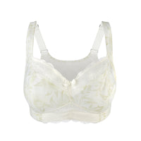Thumbnail for Back Support Silk & Organic Cotton Sports Bra (Floral Spritz & Lily white)-1