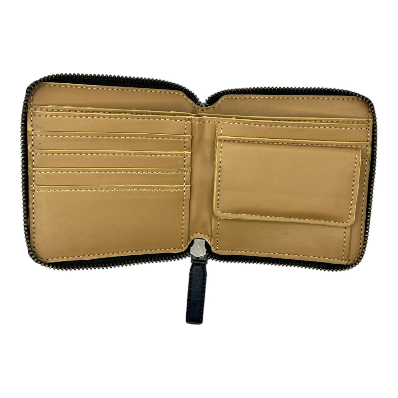Kivik | Apple Leather Small Zip Wallet - Blue-4