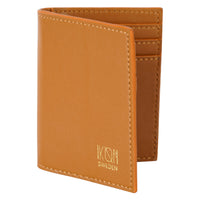 Thumbnail for Cactus Leather BiFold Card Wallet - Cognac