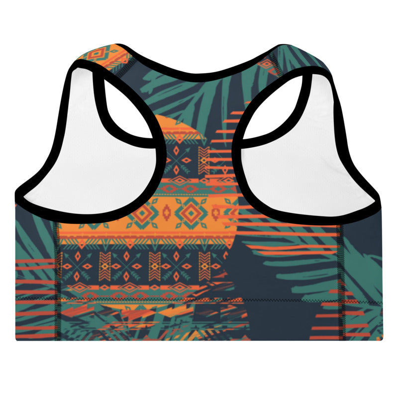 Aztec Print Women's Activewear Sports bra-7