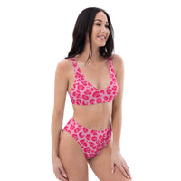 Thumbnail for Ivy Print Recycled high-waisted bikini-2