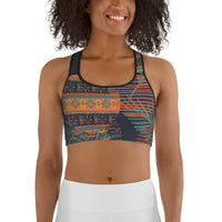 Thumbnail for Aztec Print Women's Activewear Sports bra-1