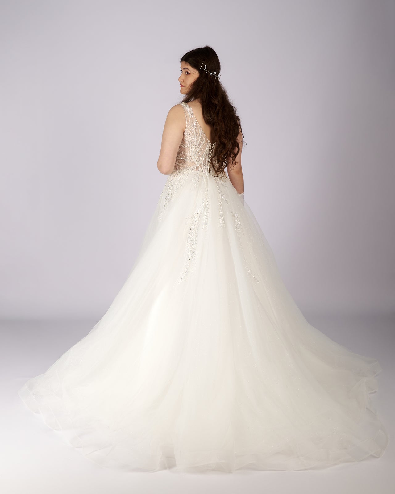Aurelia Crystal Beaded Bridal Gown  νυφικά φορεματα-2