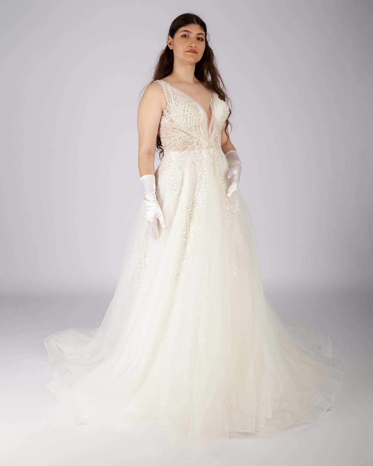 Aurelia Crystal Beaded Bridal Gown  νυφικά φορεματα-0