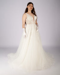 Thumbnail for Aurelia Crystal Beaded Bridal Gown  νυφικά φορεματα-0