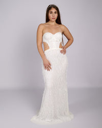Thumbnail for Bonita Sequin Tassels Bridal Gown νυφικο φορεμα-3