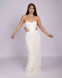 Thumbnail for Bonita Sequin Tassels Bridal Gown νυφικο φορεμα-4