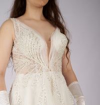 Thumbnail for Aurelia Crystal Beaded Bridal Gown  νυφικά φορεματα-1