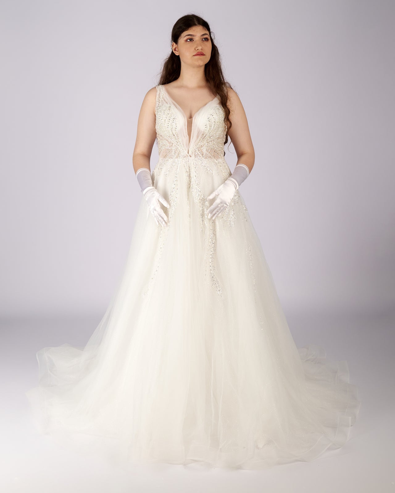 Aurelia Crystal Beaded Bridal Gown  νυφικά φορεματα-4