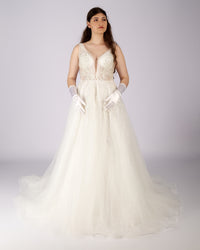 Thumbnail for Aurelia Crystal Beaded Bridal Gown  νυφικά φορεματα-4