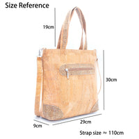 Thumbnail for Natural cork with bow handbags lady bag BAGP-187-4