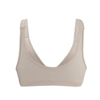 Thumbnail for Ivory - Full Cup Front Closure Silk & Organic Cotton Wireless Bra-38