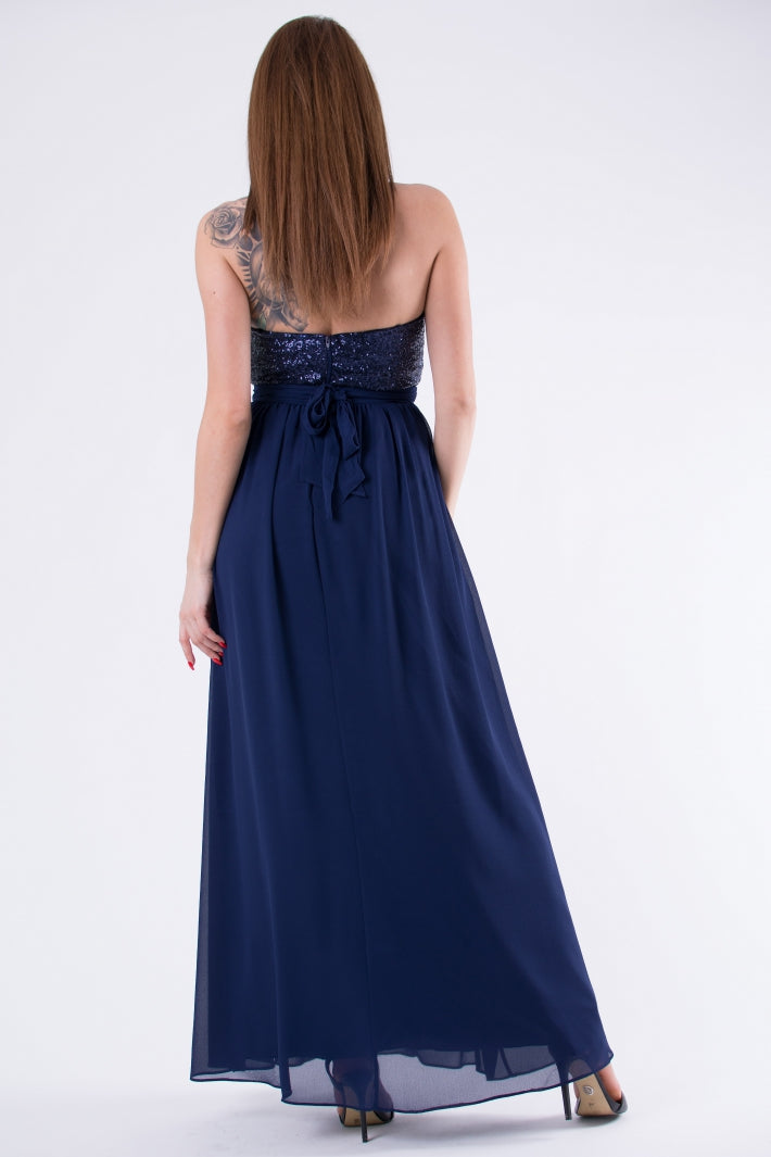 EVA & LOLA DRESS NAVY BLUE 58004-2-4