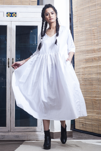Thumbnail for Elora- Oversized A-Line Dress-0