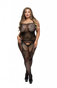 Thumbnail for BACI BODYSTOCKING BLACK PATTERNED 50008-31-0