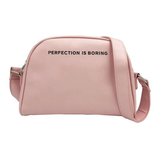 CB2004S PINK - Solid Color Simple Cross-Body Bag-0