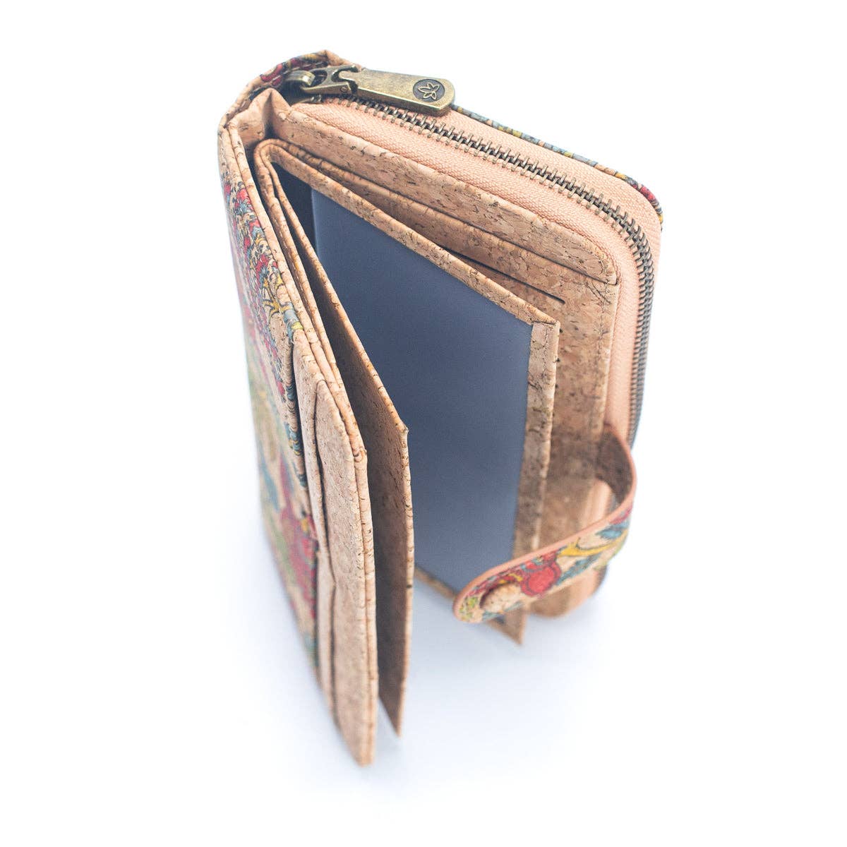 Elegant Long Cork Women's Wallet with Card Holder (6 Units )-3