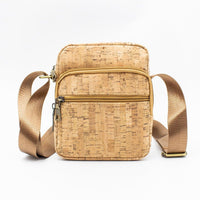 Thumbnail for Men's Cork Leather Shoulder Bag 304-3