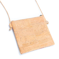 Thumbnail for Cork triangle Pattern stitching ladies cork crossbody bag BAGP-207-4