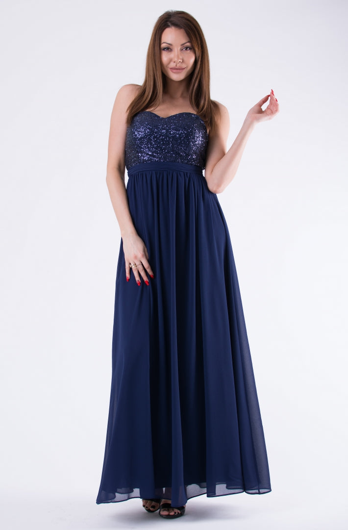 EVA & LOLA DRESS NAVY BLUE 58004-2-0