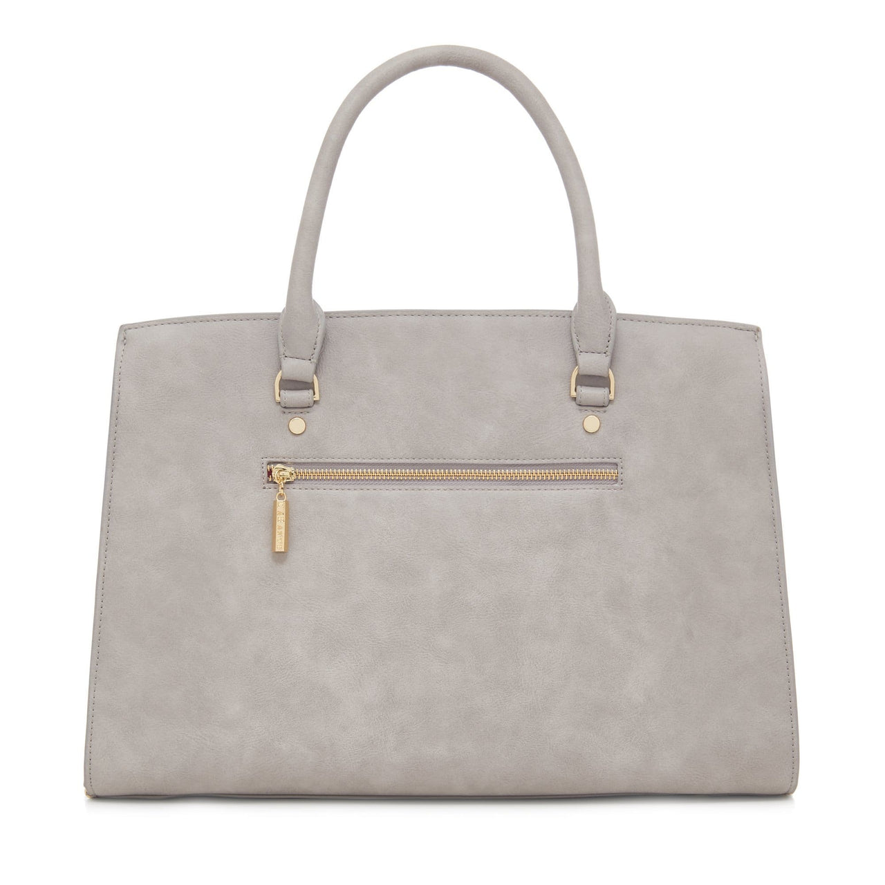 Grey - Aricia Vegan Luxury Computer Bag-2