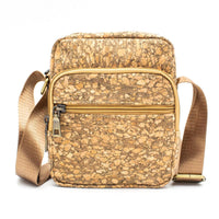 Thumbnail for Men's Cork Leather Shoulder Bag 304-7