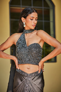 Thumbnail for GiGi Black Concept Saree-1