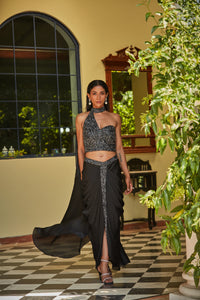 Thumbnail for GiGi Black Concept Saree-3