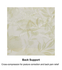 Thumbnail for Back Support Silk & Organic Cotton Sports Bra (Floral Spritz & Lily white)-22