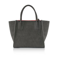 Thumbnail for Grey - Demi Winged Faux Leather Bag-4