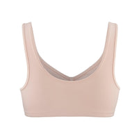 Thumbnail for Ornate- Comfort Silk & Organic Cotton Non Wired Bra in Peach Pink-10