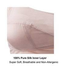 Thumbnail for Ornate- Comfort Silk & Organic Cotton Non Wired Bra in Peach Pink-11