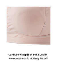 Thumbnail for Ornate- Comfort Silk & Organic Cotton Non Wired Bra in Peach Pink-12