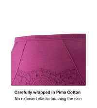 Thumbnail for Fuchsia - High Waisted Silk & Organic Cotton Full Brief-8