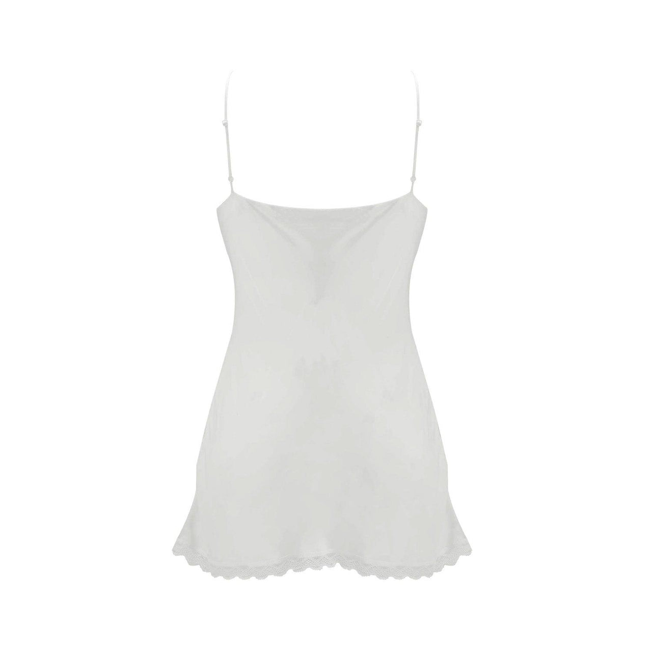 100% Pure Silk Camisole Top in White-6