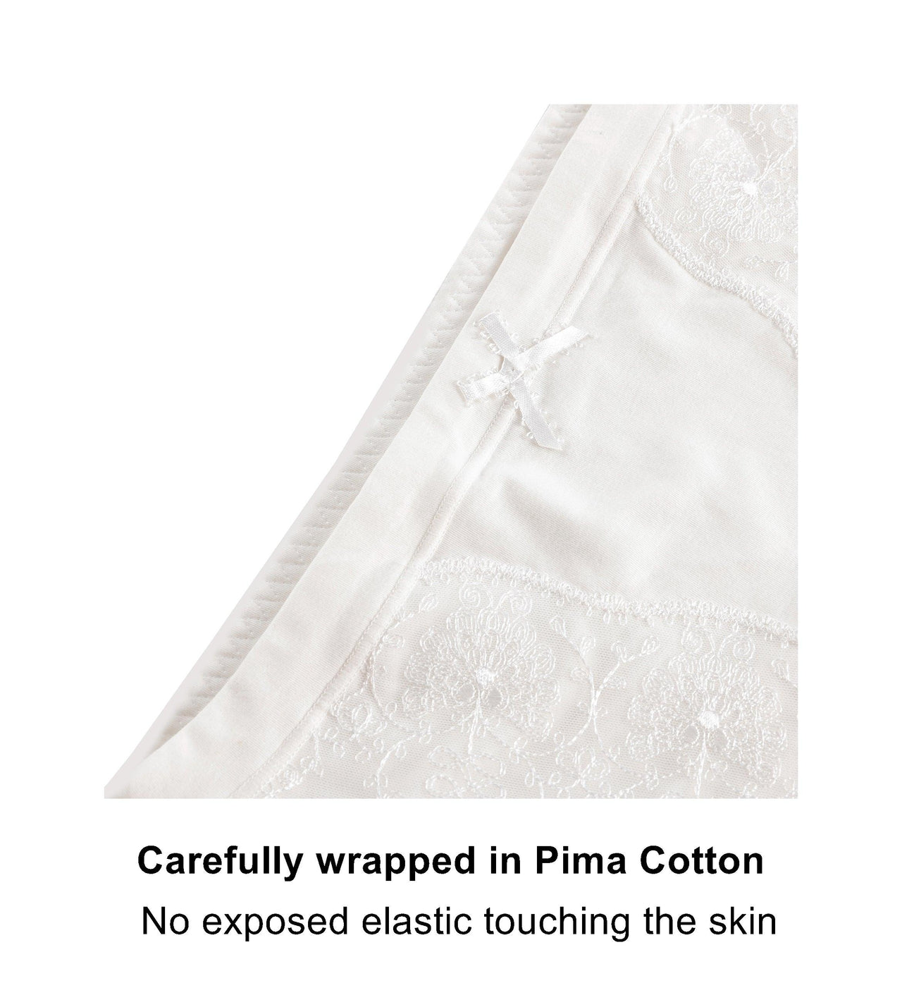 Snowdrop - Silk & Organic Cotton Full Brief in White-10