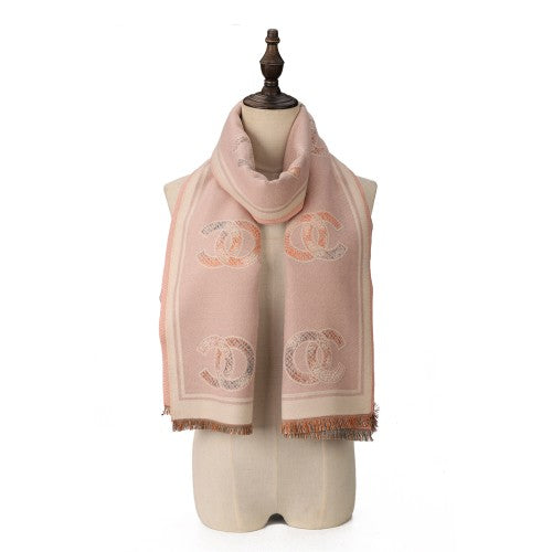 SF1721 PINK - Women's Fashion Winter Scarf-0