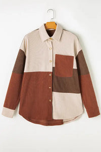 Thumbnail for Autumn Hues Corduroy Shacket-3