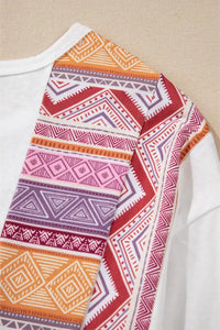 Thumbnail for Aztec Charm Ruffle Tunic-4