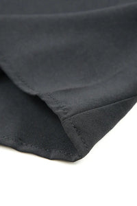 Thumbnail for Black Ruffled Sleeve Shift Dress-8